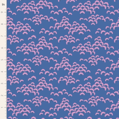Tilda Patchwork Stoff Baumwolle - Bloomsville Cottonbloom Blueberry